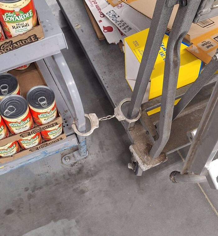 Coworker Got Tired Of People Taking His Cart While He Was At Lunch