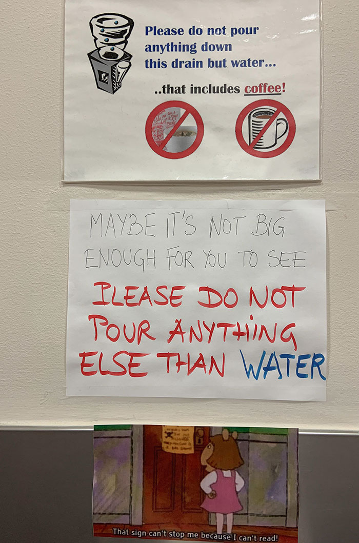 The People At My Workplace Are Getting Salty About Their Water Fountain Rules