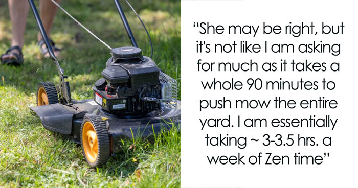 Man Cuts Grass Too High So He Can Mow It More Often Against Wife’s Wishes