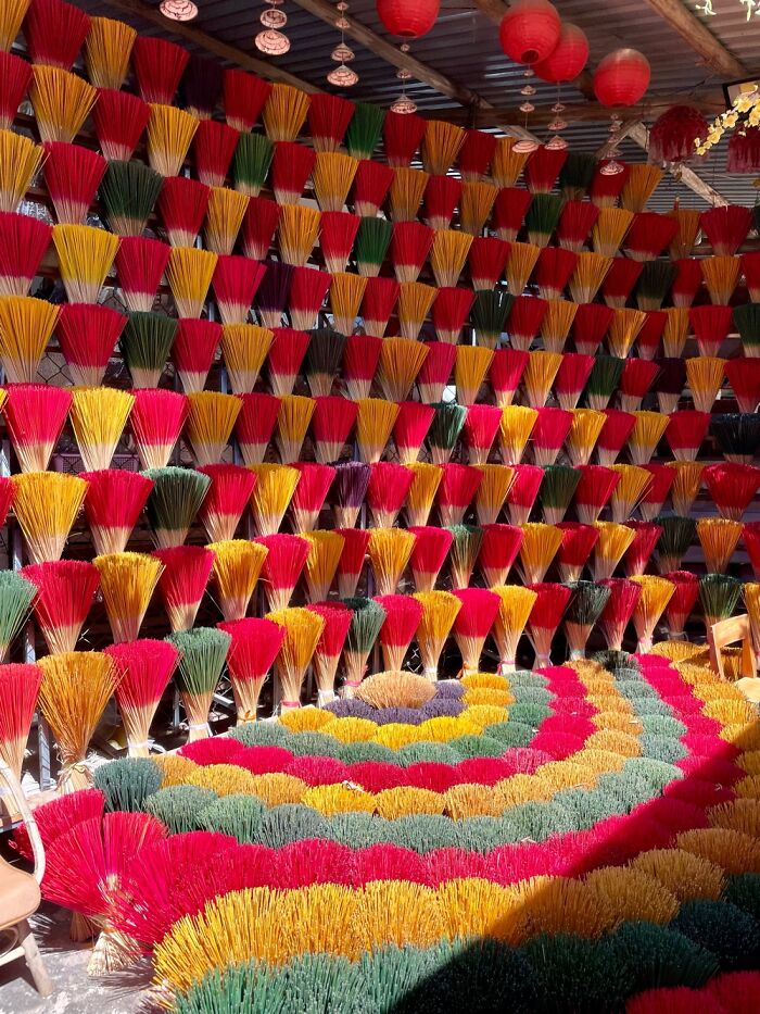 Incense Stall In Hue Vietnam