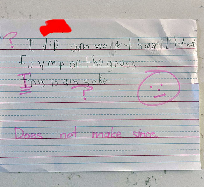My Son’s First Grade Teacher Sent This Home Today