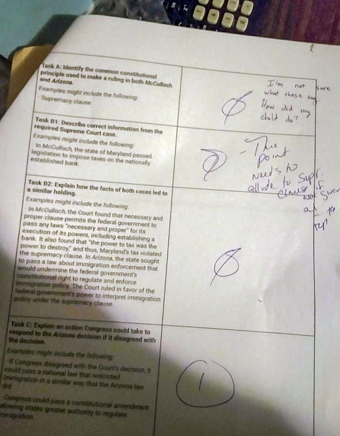 My Scores On A Test. I Have No Idea What They Mean