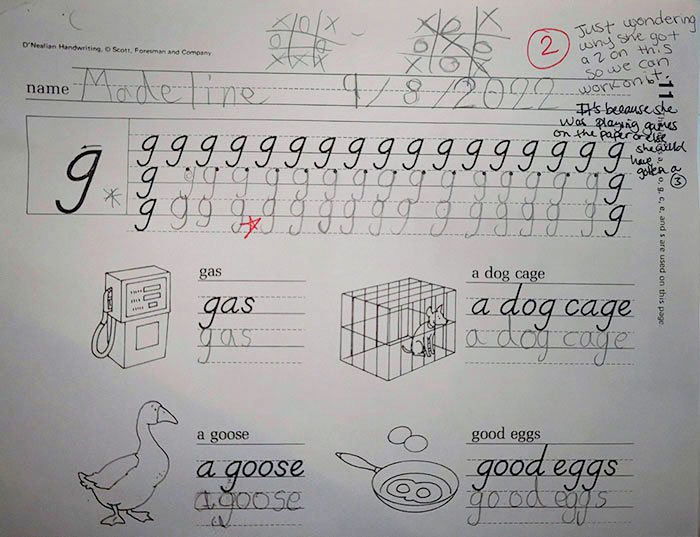 The Teacher Knows My Daughter Is Being Treated For ADHD And Marks Her Down For Playing Tic-Tac-Toe. What The Heck?