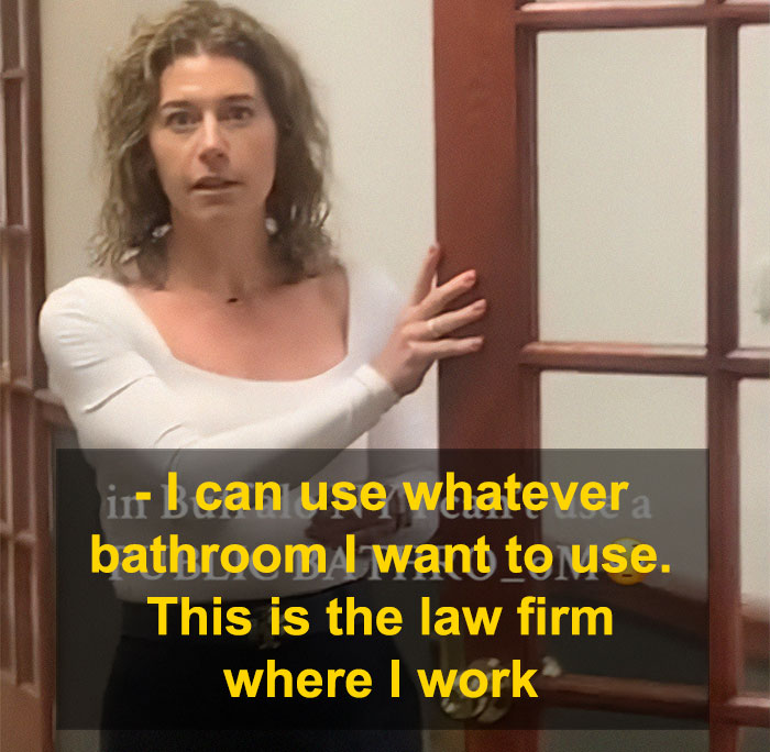 White “Office Karen” Berates Black Woman Using Law Firm’s Bathroom