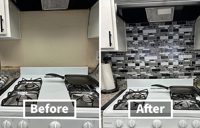  Peel And Stick Backsplash Kitchen Wallpaper Is The Fastest Way To Give Your Kitchen A Huge Makeover 