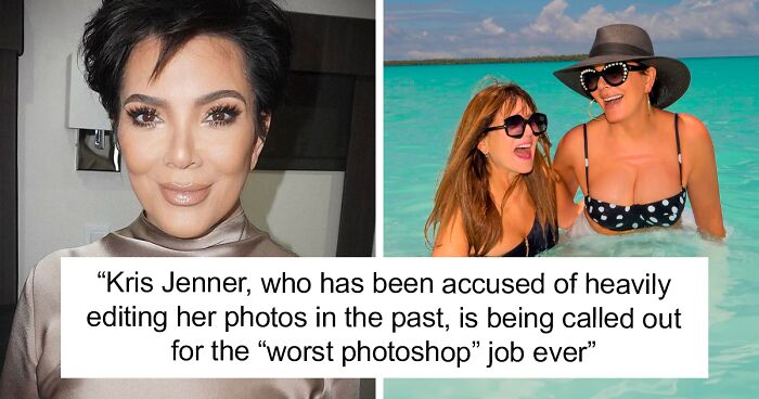 Kris Jenner Accused Of “Worst Photoshop” Job Ever In Bikini Clad Picture