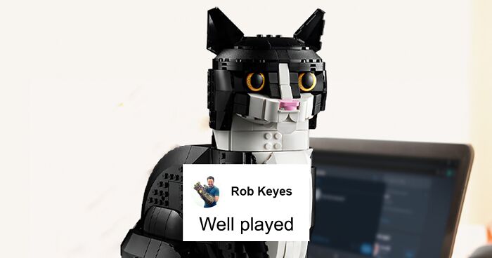 LEGO Goes Viral After It Looks Like Their Twitter Account Was Taken Over By A Cat