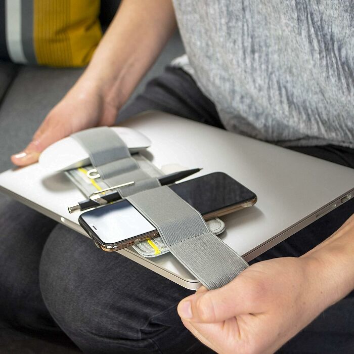 Your Gear Just Got A Whole Lot More Organized With This Portable Tech Organizer Elastic Band 