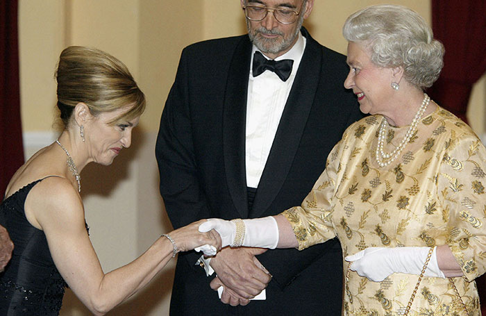 Madonna Shakes Hands With Queen Elizabeth II