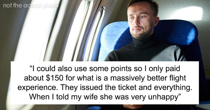 Wife Abandoned To Handle Three Kids Alone In Economy After Husband Upgrades Himself To First Class