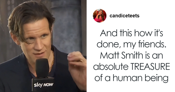 Sue Perkins Apologizes After Matt Smith Elegantly Corrects Her When She Misgenders His Co-Star