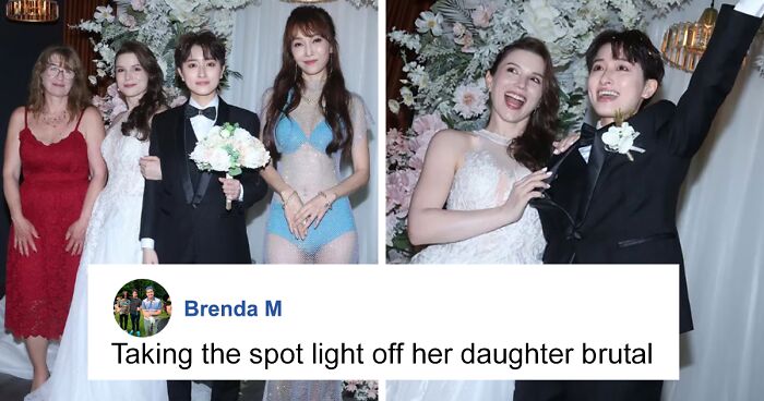 Mother-In-Law Wears Bikini Beneath Sheer Gown To Daughter’s Wedding In Baffling Move