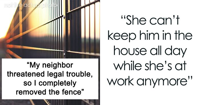 Woman Regrets Asking Neighbor To Tear Fence Down, Is Left In Tears