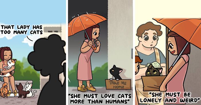 35 Educational Cat Comics That Range From Funny To Heartbreaking By This Artist