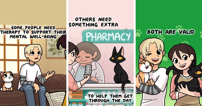 Artist Brings Awareness To Foster Care And Other Issues Through Cat Comics (35 Pics)