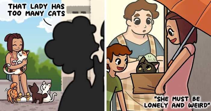 Artist Highlights Various Societal Issues, Including Cat Abandonment, In The Form Of A Comic (35 Pics)