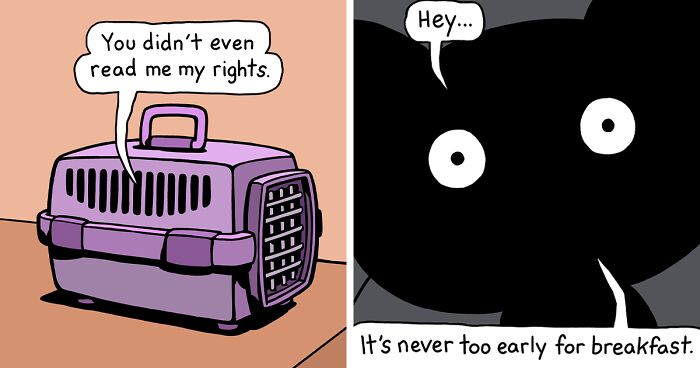 30 One-Panel Comics By Anthony Smith Depicting The Quirks And Daily Antics Of Cats (New Pics)