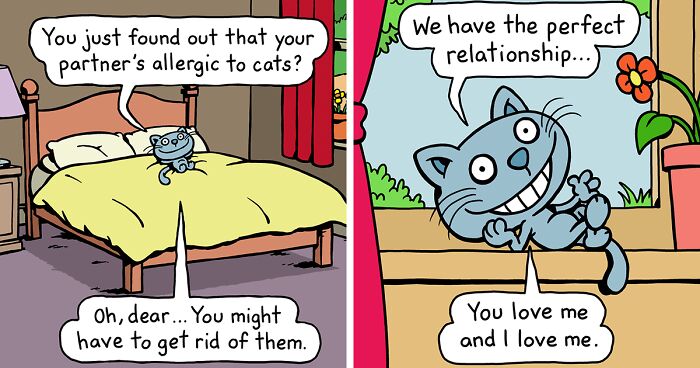 30 Funny Comics Showcasing Daily Struggles In A Cat’s Life By Anthony Smith (New Pics)