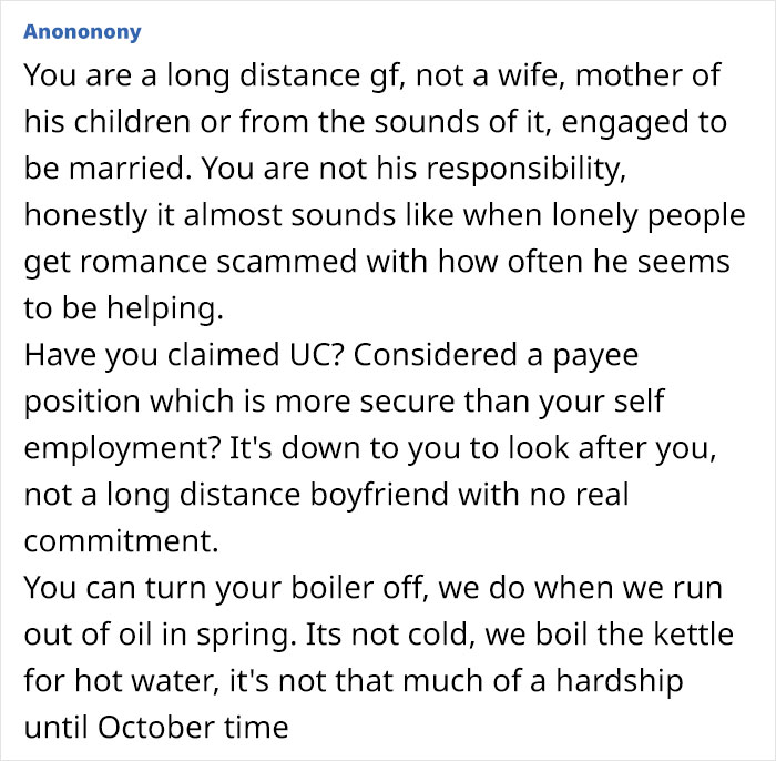 Woman Furious After Internet Turns The Tables On Her And Says She's Financially Controlling Her BF