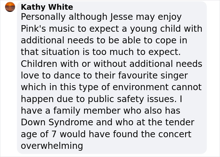 Mom And 7-Year-Old Son With Down Syndrome Brutally Booted Out Of Pink Concert
