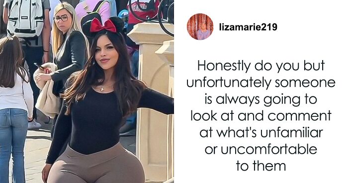 Heartbreaking Video Shows Plus-Size Model Facing Cruel Stares And Laughter At Disneyland