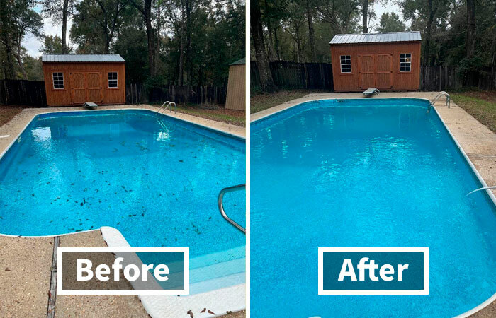 Cannonball Into Crystal Clear Water With Swimming Pool Care Shock Advanced!