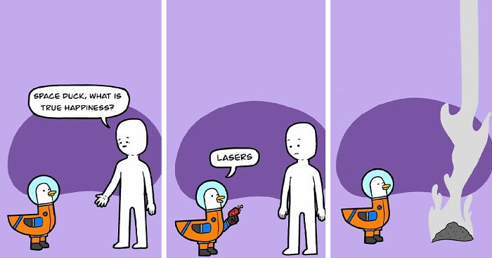 This Artist Creates Heartwarming Comics With Funny Endings (19 Pics)