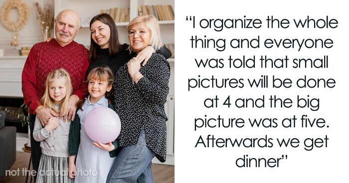 Mom Refuses To Retake Family Pic, Tells Couple To Pay For Photoshop If She Wants To Be In It