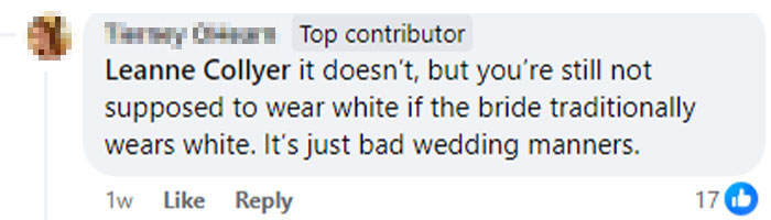 People Left Baffled Over Bride’s Aunt Wearing An “Inexcusable” White Dress To Her Wedding