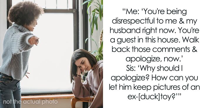 Woman Causes Drama After Noticing BIL Keeps His Late Wife’s Photo, Sister Kicks Her Out