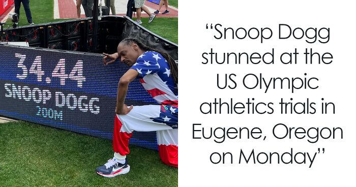 “National Treasure” Snoop Dogg Competes In The US Olympic Trials' 200-Meter, Finishes Third