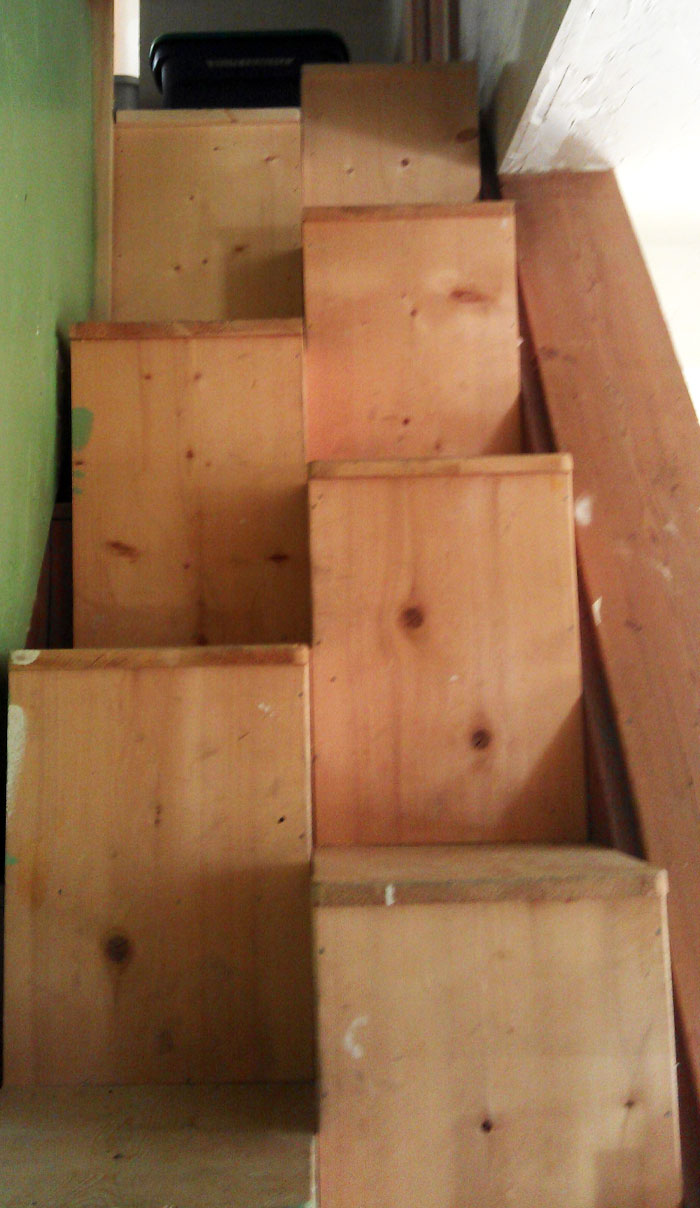 These Are My Summer Cabin Stairs