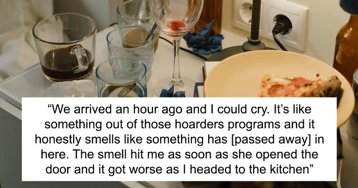 Friend Regrets Agreeing To Stay At Woman's House After Seeing The Filthy State It's Kept In