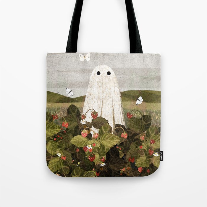  Strawberry Fields Tote Bag: A Hauntingly Adorable Tote For Your Farmers Market Finds