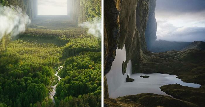 40 Landscapes That Bend The Fabric Of Reality By Indonesian Artist (New Pics)