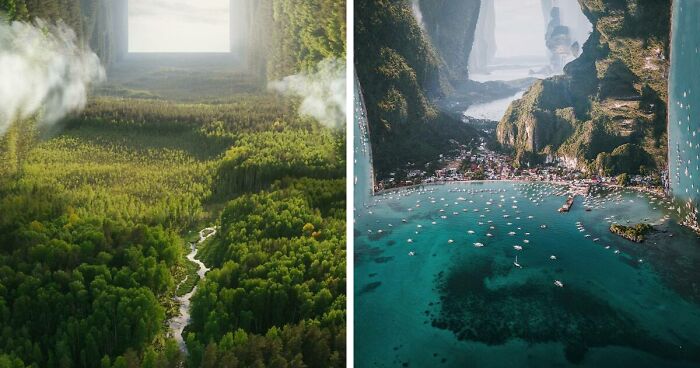 40 Landscapes That Bend The Fabric Of Reality By Indonesian Artist (New Pics)