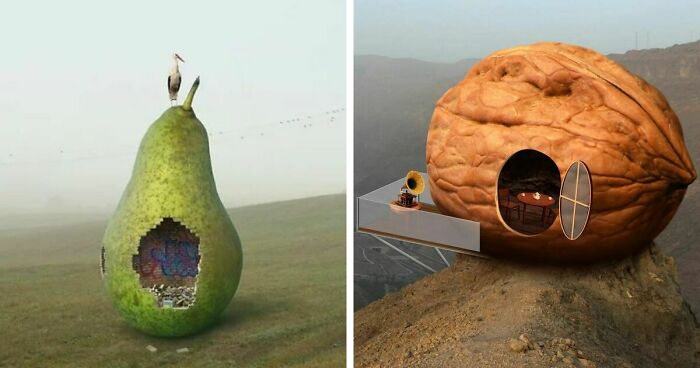 Architecture Meets Produce: 18 Surreal Buildings By This Artist