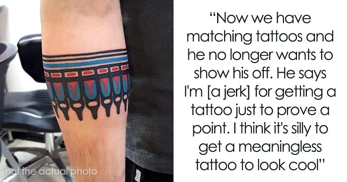 Dad Gets The Same Tattoo As His 19 Y.O. Son Just To Prove His Point, Gets Called A Jerk
