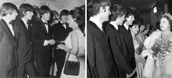 The Beatles Meet Princess Margaret And Queen Elizabeth II
