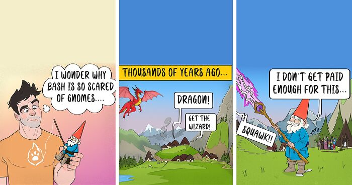 15 Heartwarming Comics And Some Videos That We Made Of This Firefighter And His Unusual Pet Dragon