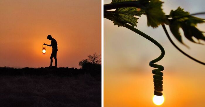 Sunset Stories: 20 Pics Of People’s Silhouettes, Plants And Insects By Aaditya Bhat (New Pics)