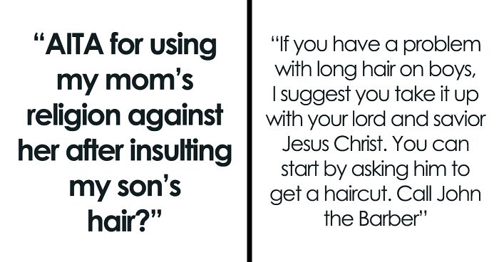 “Ask [Jesus] To Get A Haircut”: Woman Roasts Mormon Mother After She Insults Her Son’s Long Hair