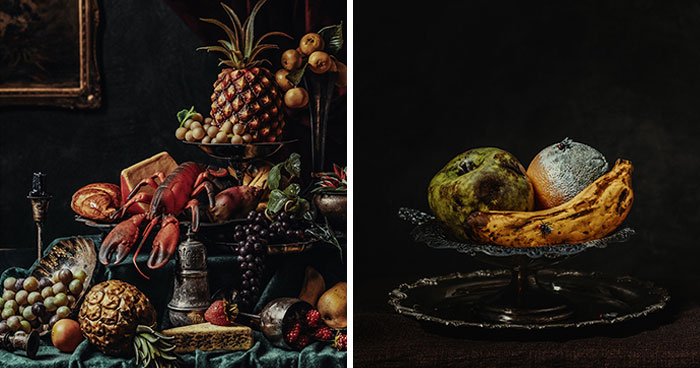 My 9 Photos Depicting Fake Fruits And Veggies Inspired By Classic Dutch Still Life Paintings