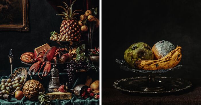 My 9 Photos Depicting Fake Fruits And Veggies Inspired By Classic Dutch Still Life Paintings