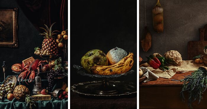 My 9 Photos Depicting Fake Fruits And Veggies Inspired By Classic Dutch Still Life Paintings