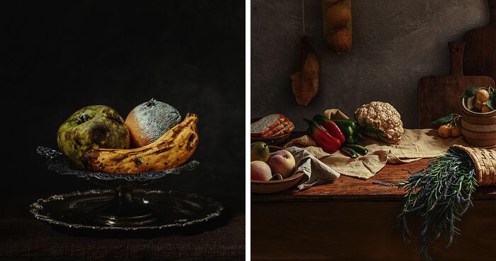 My 9 Photos Depicting Fake Fruits And Veggies Inspired By Classic Dutch Still Life Paintings