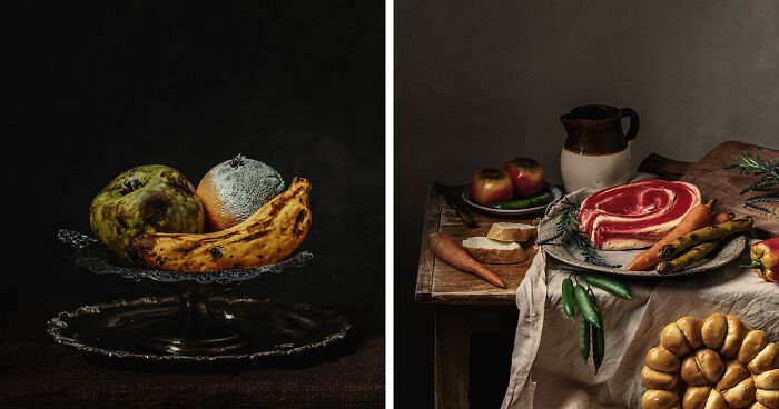 My 9 Photos Depicting Fake Fruits And Veggies Inspired By Classic Dutch Still Life Paintings