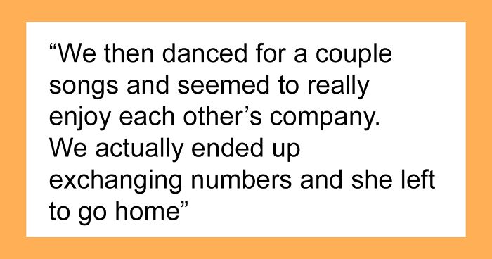 Guy Is Told Not To Dance With Recently Separated Woman While Her Ex Is Watching