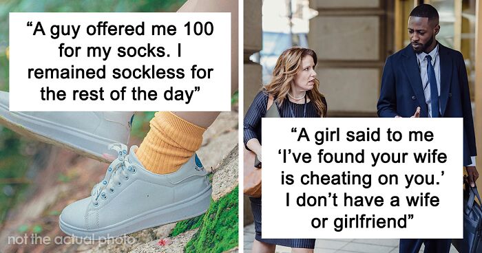 54 Times Strangers On The Street Said Things So Weird, People Had To Walk Away Quickly