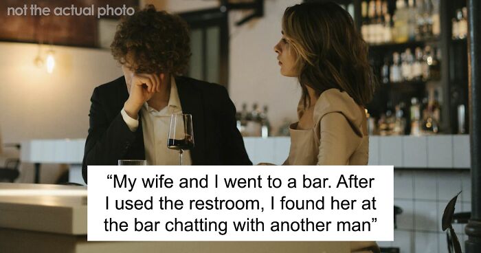 Wife Leaves Conversation With A Random Man To Scold Husband For Approaching Other Women